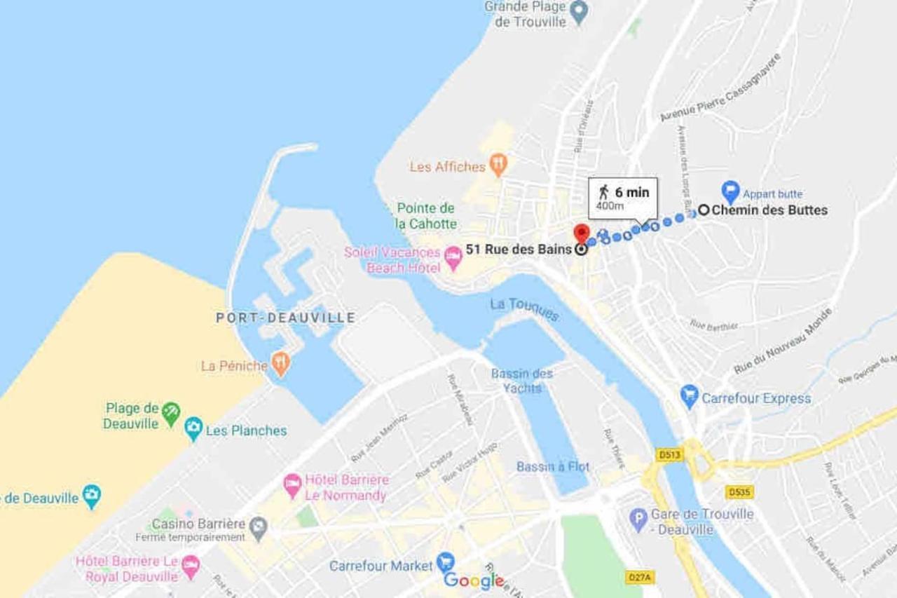 Appartement Avec Terrasse Vue Mer Trouville Sur Mer Extérieur photo